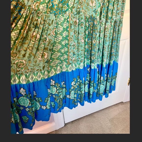 Free People Hanalei Bay Maxi Tiered Dress Size XS - Picture 5 of 6